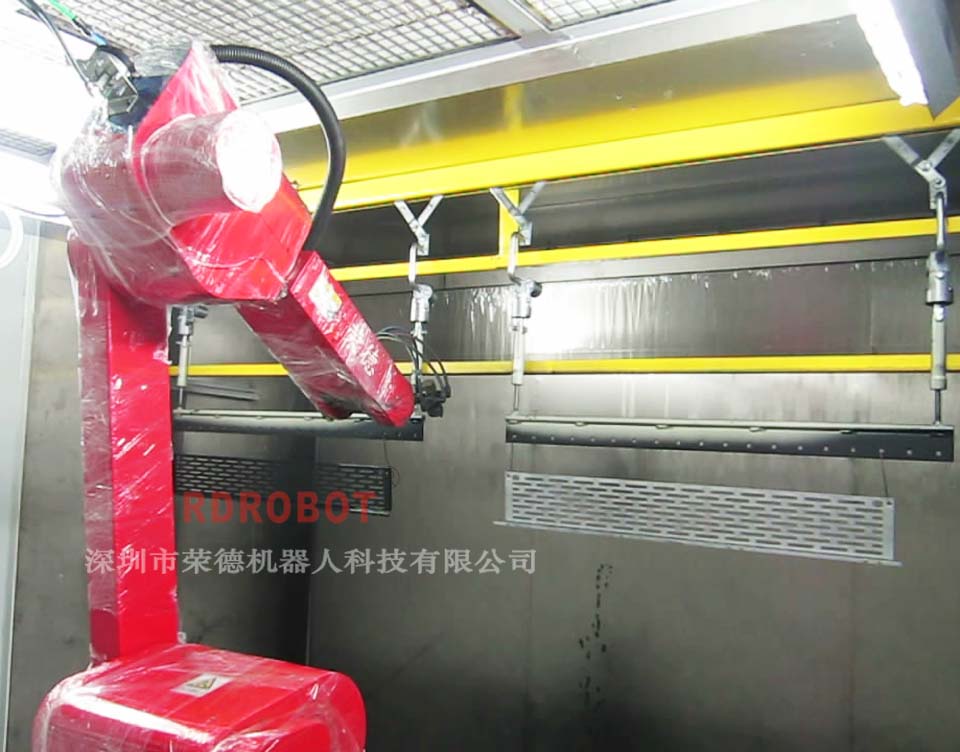 汽车散热格喷涂机器人